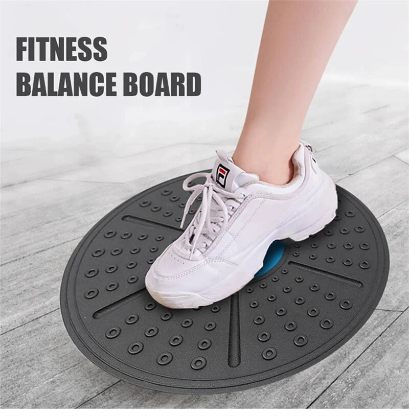 (image for) KALOAD Yoga Swing Balance Board Fitness Rehabilitation Training Pedal Sense System Training Balance Board for Home Outdoor Exercise
